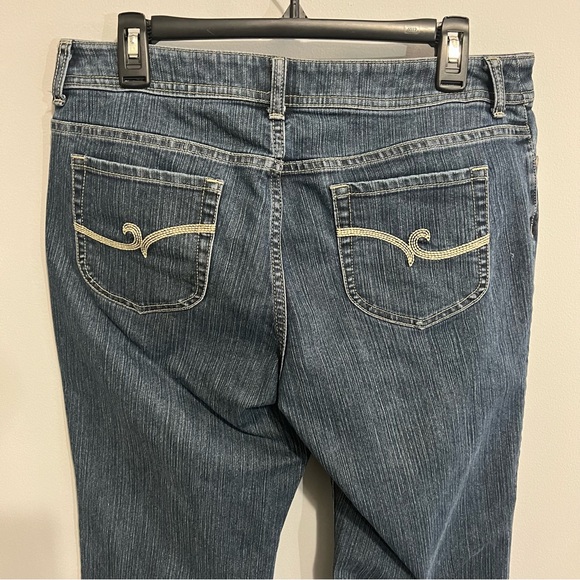 Chico's Dark Blue Boot Cut Jeans - Picture 11 of 13